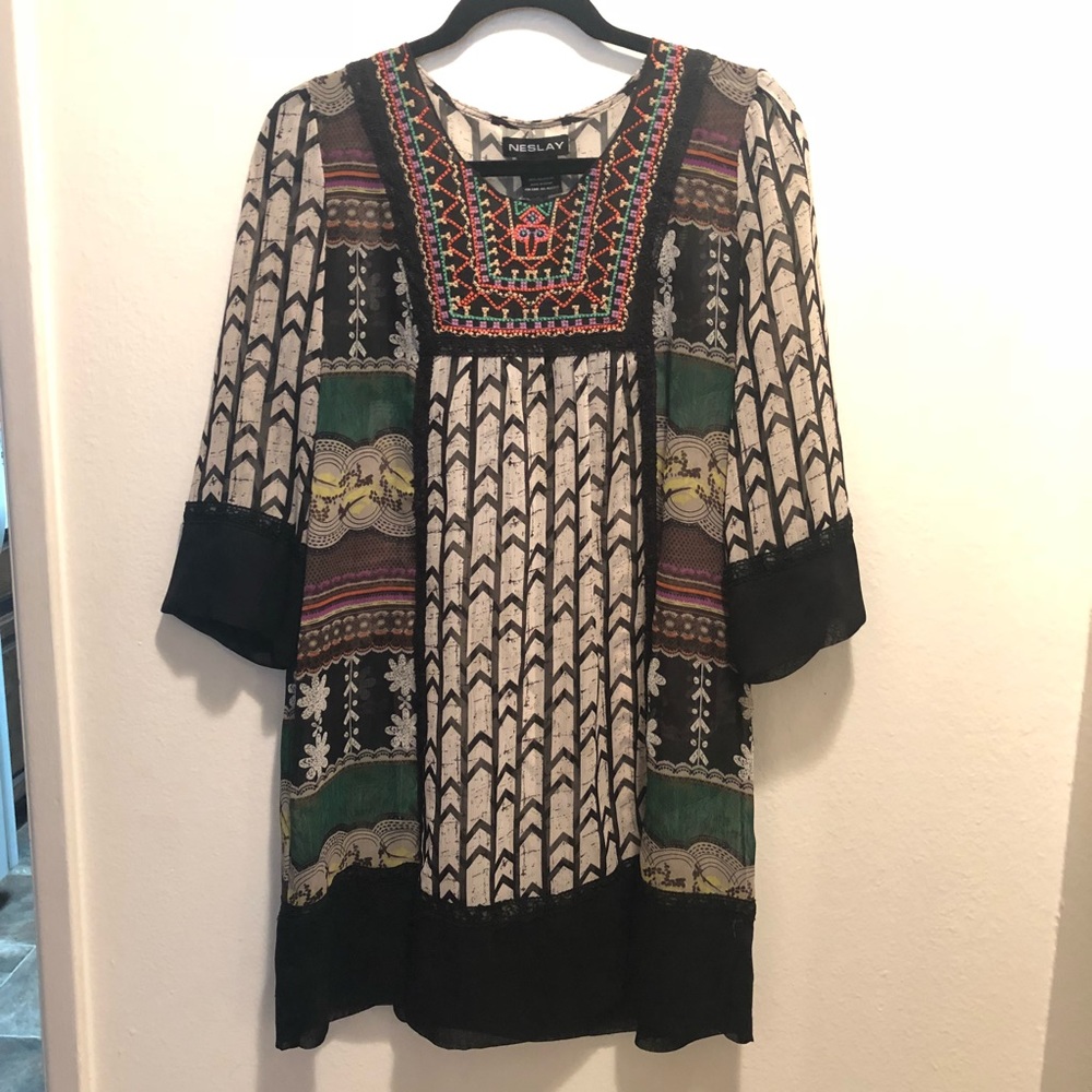 Embroidered Bucket Dress
